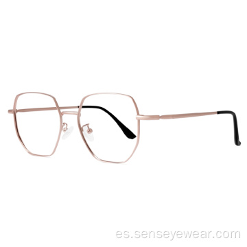 Metal unisex para mujeres frames gafas gafas ópticas